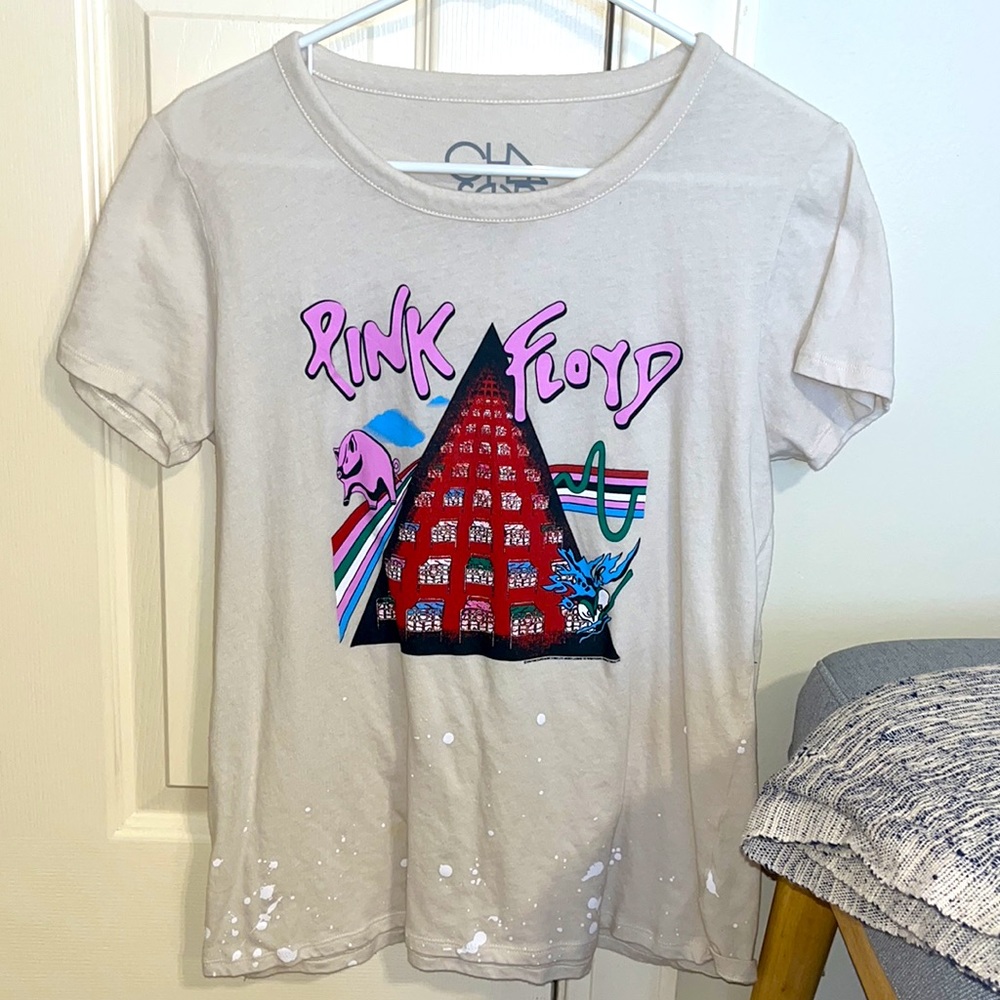 Chaser Pink Floyd Cotton Jersey Crew Neck Band Tee - Picture 6 of 11
